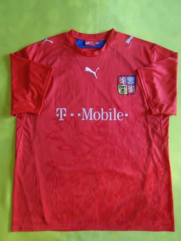 Czech Republic Jersey 2006 2008 Home XL Shirt Mens Football Red Trikot Puma ig93 Cover