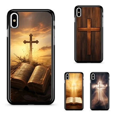 For Google Motorola Moto Apple iPhone holy bible cross praying Flat Case - Image 1 of 4