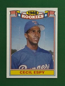 1989 Topps Baseball 1988 Rookies Commemorative Set Glossy #7 Cecil Espy - Picture 1 of 2