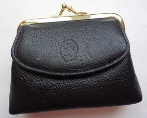 Monedero Buxton clásico de cuero nuevo, negro* - Imagen 1 de 3