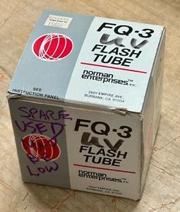 Norman FQ3 Replacement Flashtube for LH2400 Heads (Used Spare) - Imagen 1 de 4