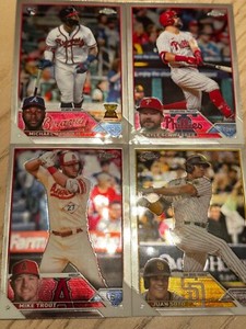 2023 Topps Chrome Baseball Pick Your Card- Complete Your Set