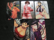 Street Fighter Acg Card Beautiful Girl Sakura Kasugano Ibuki Makoto Han Juri Lal