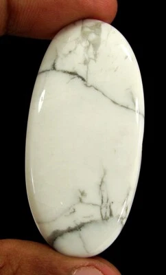 88.10 CT Natürlich Weißer Howlith Lose Edelstein Cabochon Wire Wrap Stein - - Bild 1 von 2
