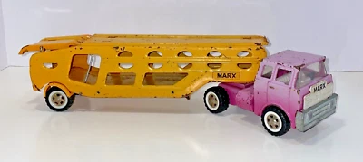 Transportador automático vintage Marx transporte con elevador 14" acero prensado 1:43 Foto 1 de 4