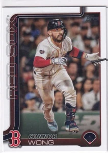 2025 Topps MLB Baseball Series 1 No. 10 Connor Wong Red Sox - Bild 1 von 2