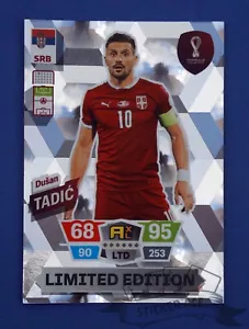 Dusan Tadic Limited Edition Panini FIFA World Cup Qatar 2022 Adrenalyn XL - Picture 1 of 1
