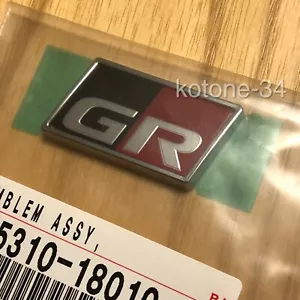 JDM OEM TOYOTA GR 86 GT86 ZN6 2018- SPORTS Genuine Emblem Budge STICKER Japan - Picture 1 of 5