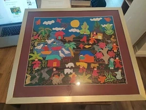 1980s Large Framed Patchwork Art. Limited Edition. RRP£800 - Picture 1 of 14
