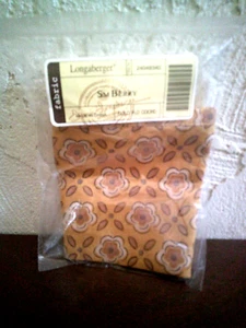 Longaberger Golden Fields Coordinate pequeña cesta de bayas forro OTE #24049340 NUEVO - Imagen 1 de 2