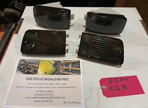 Brand new smoked indicator sets for Porsche 964 1989-94 , 4 pc kit - Picture 1 of 5