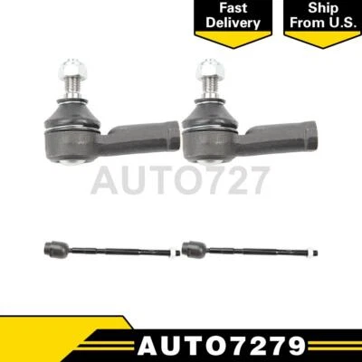 4 extremos de barra de amarre de dirección interior exterior para Volvo 242 1975-1987 1975-1987 Volvo 244 Foto 1 de 4