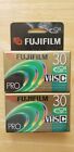 Fuji VHS-C Pro Premium High Grade Cassettes Fujifilm New in wrapper