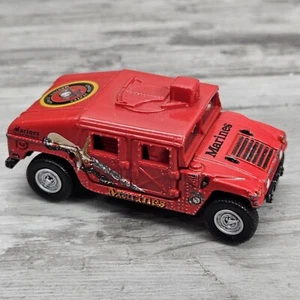 Johnny Lightning 1999 Red U S Marine Humvee 1 - Picture 1 of 8
