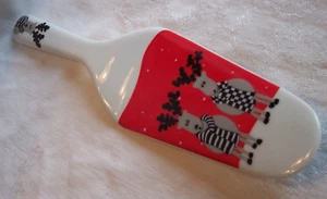 Servidor de pasteles Mikasa China Rudolph La nariz roja patrón reno ver fotos - Imagen 1 de 5