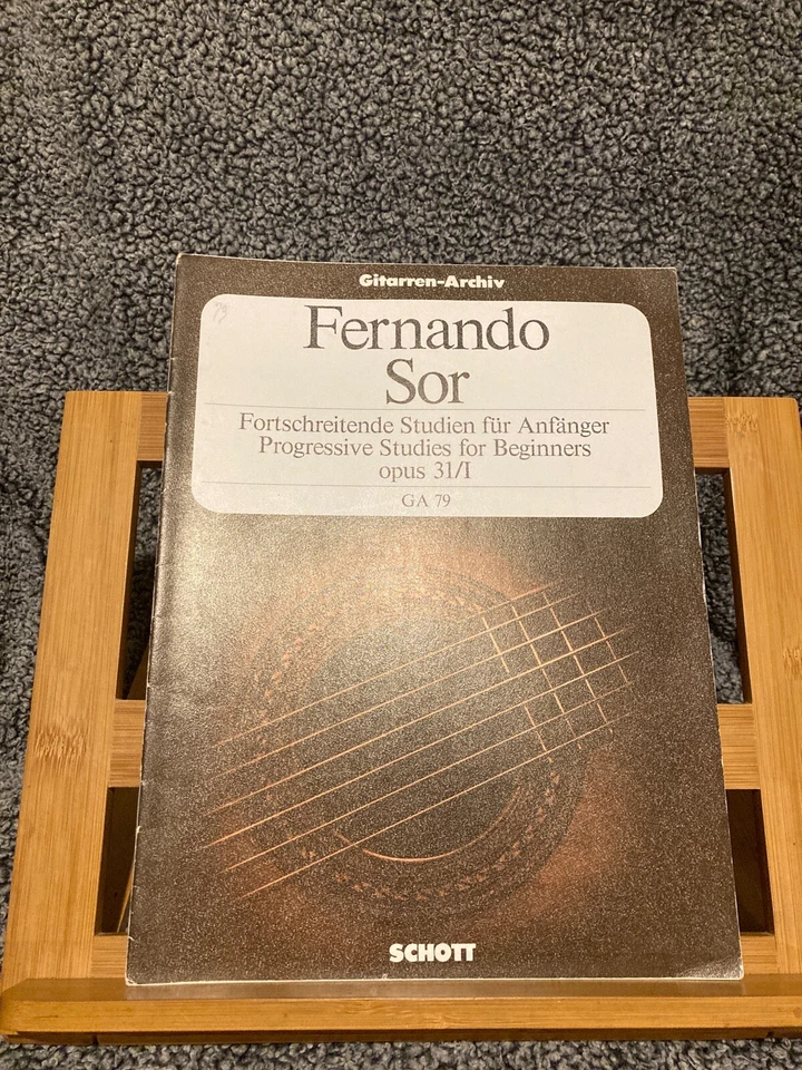 Sor Etuden progressives pour débutant Partition Guitare éditions Schott GA 79 - Photo 1/1