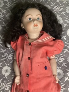 Vintage 27” Bisque SFBJ Jointed Composition Doll Paris 301-Needs TLC-For Parts - Picture 1 of 18