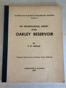 Indian Artifacts Illinois 1965 Oakley Resevoir Holland Sangamon River Native - Picture 1 of 8