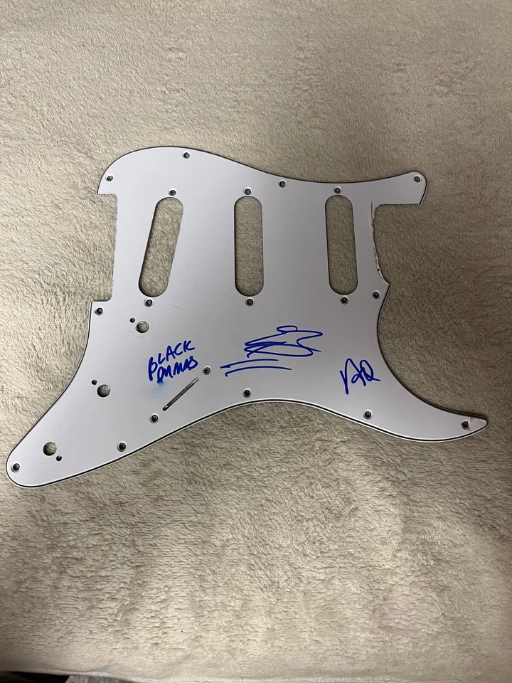 The Black Pumas Band Signed Autographed Strat Pickguard - Image 1 of 1