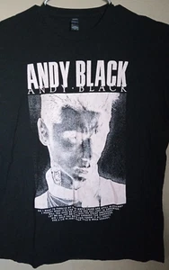 ANDY BLACK XL BLACK SHORT SLEEVE SHIRT W/ "THE MARTYR" LYRICS BLACK VEIL BRIDES! - Picture 1 of 4