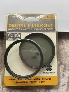 NEW Targus 58mm Digital Filter - Set Circular Polarizer & Ultraviolet Filter - Picture 1 of 13