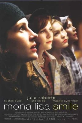 Mona Lisa Smile Movie Poster 27x40 S/S Kirsten Dunst Julia Roberts Julia Stiles