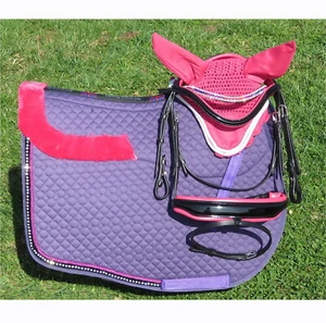 FSS Anatomic Freeway Trense ROSA LILA Satteldecke SCHIMMERN Bling Kristall Stirn - Bild 1 von 1