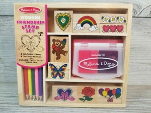 Color Stamp Pad 9 Stamps Pencils | eBay
