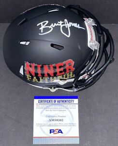 Brent Jones Signed Autographed San Francisco 49ers Custom Mini Helmet PSA/DNA