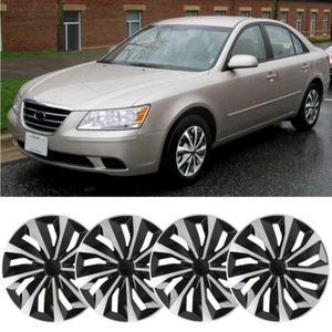 For Hyundai Sonata 06-10 4PCS 16" Hubcaps Rim Cover Hub Cap fits R16 Steel Wheel - Picture 1 of 14