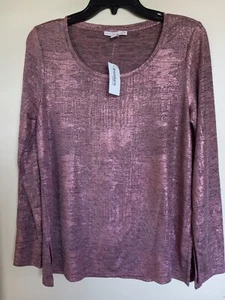 Top Westport donna taglia M girocollo manica 3/4 elasticizzato NUOVO - Foto 1 di 3