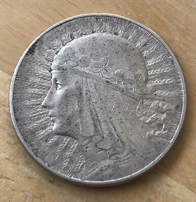 Moneda de plata 10 zlotychs Polonia 1932 Foto 1 de 2