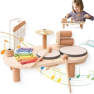 Montessori Toys Bandstand Removable Mobile Drum Children Puzzle Learning Toys - Picture 1 of 30