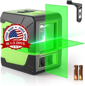 Nivel Laser Autonivelante Líneas Verde 100 Ft Rotativo De 360 Rotacion Pisos NEW - Picture 1 of 8