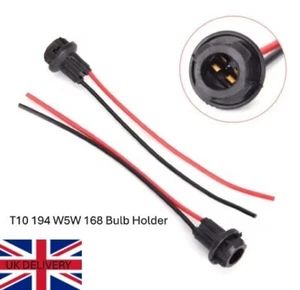 1-10pcs T10 194 W5W 168 Car LED Light Bulb Holder Socket Adaptor Plug Connector - Picture 1 of 5
