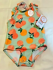 JUST ONE YOU BY CARTERS 12 MONTH GIRLS BATHING / SWIMSUIT, PEACHES, NEW WITH TAG - Picture 1 of 4