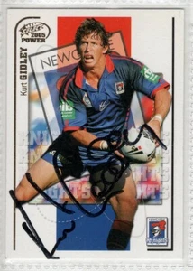 π₯ 2005 POWER BASE SIGNED CARD KURT GIDLEY #78 π₯ - Picture 1 of 1
