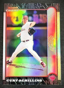 1999 Bowman Chrome GOLD REFRACTOR (No Serial #) CURT SCHILLING - SSP #24 - Picture 1 of 4