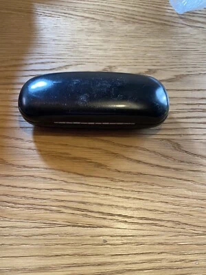 GUCCI fodero occhiali custodia rigida incisa similpelle nera - Imagen 1 de 4