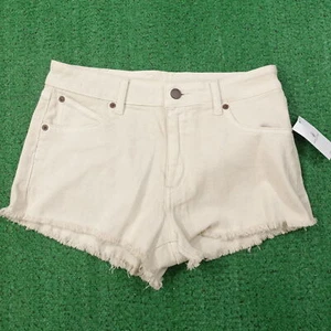 NWT VOLCOM STONEY STRETCH SHORT STONE DENIM CUT OFF SHORTS WOMENS SZ 26 NEW! - Picture 1 of 10