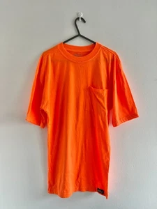 Camisa Dickies Naranja Algodón Manga Corta Para Hombre Bolsillo Delgada Talla M - Imagen 1 de 7