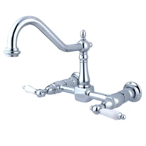 Elements Of Design ES1241PL New Orleans Double Handle 8" Center - Chrome - Picture 1 of 1