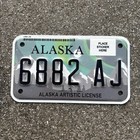 Original US Motorrad Kennzeichen Nummernschild USA 🇺🇸 Alaska 