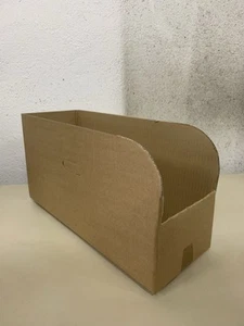 Regalkarton 20x Lagerbox Sichtbox Lagerkarton Sichtlagerkarton 58x22x29cm braun - Bild 1 von 9