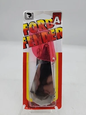 Luhr-Jensen Model A Ford Fender 15 inch Lake Troll Trout & Kokanee Trolling Rig - Image 1 of 2