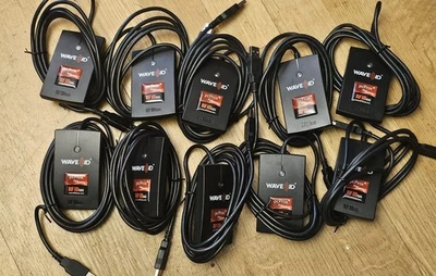 Genuine RFIDEAS WAVE ID PCProx RDR-80582AKU USB Reader RFID - Job lot 10 - Image 1 of 2