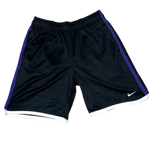 Vintage Nike Athletic Department Herren schwarz und lila Sweatshorts Shorts Large  - Bild 1 von 7