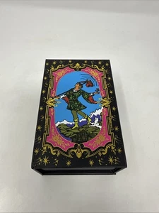 Black and Gold Foil Tarot Deck Larger Cards - Picture 1 of 8