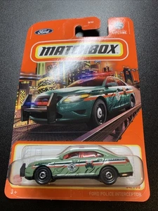 Matchbox 2024 MBX Metro #64 Ford Police Interceptor Forest Ranger Fire Rescue - Picture 1 of 2