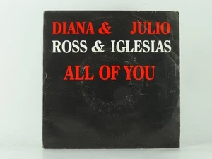 DIANA ROSS AND JULIO IGLESIAS ALL OF YOU (47) 2 Track 7" Single also Picture Sle - Picture 1 of 7